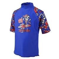 Tots Boys Essential Suntop - Blue and Red