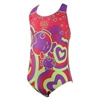 tots girls seasquad placement 1 piece purple and pink