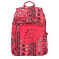 Totto Crayola Schoolbag/Backpack - Girls - Red/Multicoloured