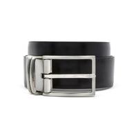 Tom English Black and Brown Feather Edge Reversible Belt Sml Black