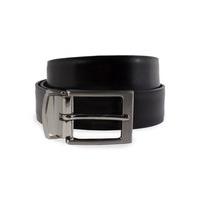 Tom English Black Brown Feather Edge Reversible Belt XL Black