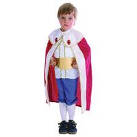 toddlers king costume with red cape