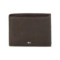 tommy hilfiger johnson cc and coin pocket mens purse wallet in brown