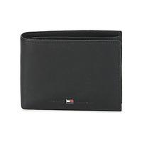 tommy hilfiger johnson cc and coin pocket mens purse wallet in black