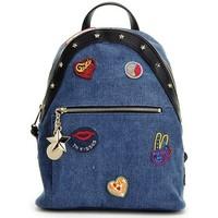 tommy hilfiger gigi hadid backpack denim mens backpack in blue