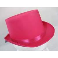 Top Hat Satin Pink 59cm