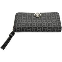 Tommy Hilfiger Love Tommy Large ZA Wallet Logo women\'s Purse wallet in Black