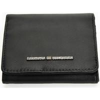 Tommy Hilfiger Leather Twist Mini Flap Wallet women\'s Purse wallet in Black