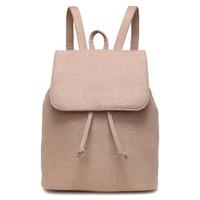 TOO GOOD CAMEL FAUX SUEDE BACKPACK