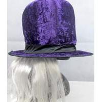 Top Hat Black With White Hair