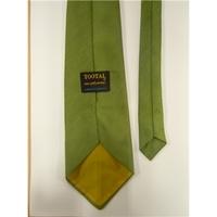 tootal moss green slub effect tie