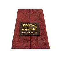 Tootal Designer Tie Burgundy With Diamond & Floral Design