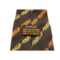 Tootal Designer Tie Black With Decorative Coloured Writing