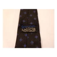 Tootal Designer Tie Black With blue Square Design