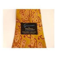 tootal designer tie burnt orange with beautiful pink paisley design