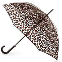 totes PVC Animal Print Clear Canopy Umbrella