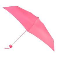 totes Mini Round Plain Coral Umbrella (5 Section)