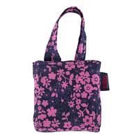 totes navy ditsy floral print shopping bag