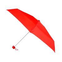 totes Mini Round Plain Scarlet Umbrella (5 Section)