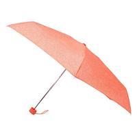 totes mini orange speckle dots thin umbrella 5 section