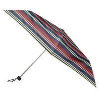 totes Red & Orange Multi Stripe Print Mini Umbrella (3 Section)