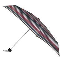 totes Mini Pink & Purple Multi Stripe Thin Umbrella (5 Section)