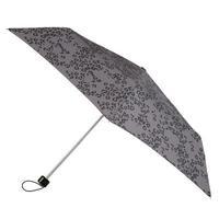 totes Supermini Grey Tonal Leopard Umbrella (3 Section)