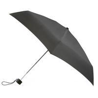 totes thin black mini umbrella 5 section