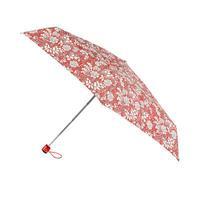 totes Mini Flat Damask Floral Print Umbrella (5 Section)