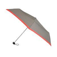 totes supermini taupe stripe umbrella 3 section