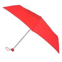 totes steel plain scarlet umbrella 3 section