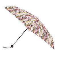 totes Miniflat Thin Brushstroke Floral Print Umbrella (5 Section)