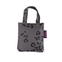 totes Grey Tonal Leopard Print Shopping Bag