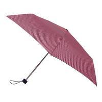 totes Steel Coral/Navy Thin Stripe Print Umbrella (3 Section)
