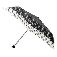 totes Steel Black/Cream Diamond Print Umbrella (3 Section)