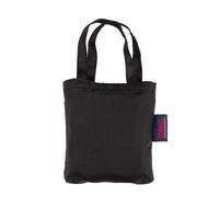 totes plain black print shopping bag