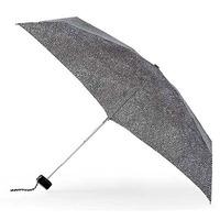 totes speckle dots miniflat thin umbrella 5 section