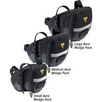 Topeak Aero Wedge Bag - Black / Grey / Micro - Quickclip