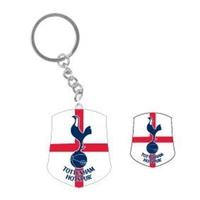 tottenham fc club country key ring amp badge set