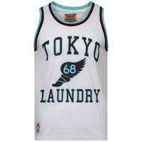 Tokyo Laundry Achilles white Basketball Vest