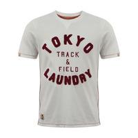 Tokyo Laundry Track & Field Cream t-shirt