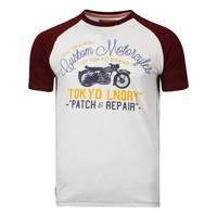 Tokyo Laundry Patch & Repair Oxblood t-shirt