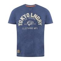 Tokyo Laundry Harrisburg blue t-shirt