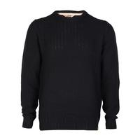 tokyo laundry jay textured knit jumper in navy