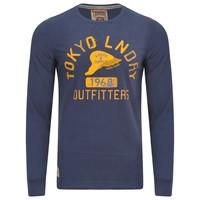 tokyo laundry dane long sleeved top in blue