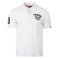 Tokyo Laundry Cameron white polo shirt