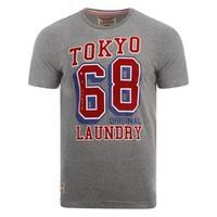 Tokyo Laundry Retro Varsity grey t-shirt