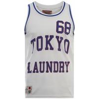 Tokyo Laundry Tokyo Bulls ivory basketball vest