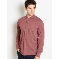 Tokyo Laundry Lowell long sleeved polo in red