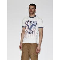 Tokyo Laundry Port Vincent ivory T-Shirt